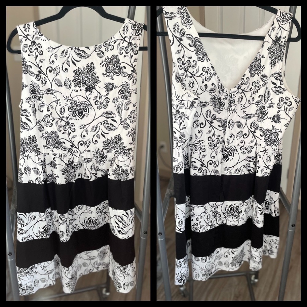 Ricki’s Size 16 Black and White Dress